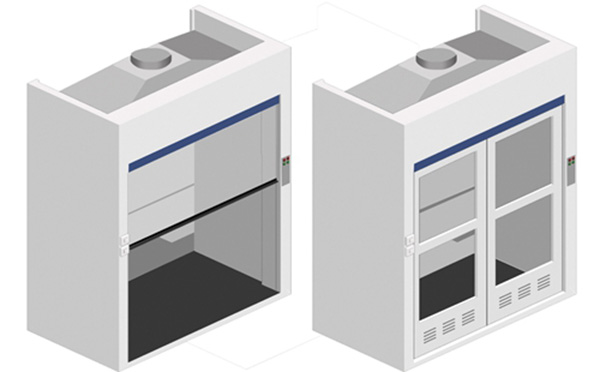河南實驗臺-落地式通風柜